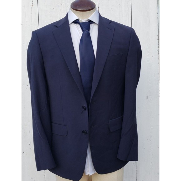 Calvin Klein Slim Fit Infinite Stretch Suit Jacket 40R Navy Blue JACKET ONLY NEW - Picture 2 of 8